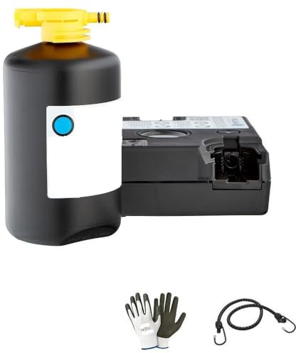 KOMPATIBEL MIT GRECAV AUTOMATISCHES Reifen-Reparatur-Set MIT Kompressor UND Dunlop TECH-DICHTUNGSFLÜSSIGKEIT 620 ML FÜR PKW-RÄDER Reifen SUV LKW LKW Van Camper 4X4