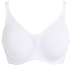 Hunkemöller Unwattierter Minimizer-Bügel-BH Nina - White - 80G