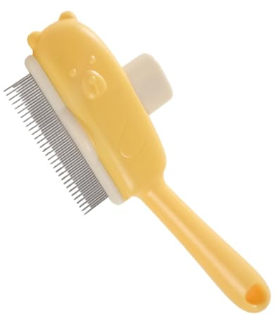 Spazzola per Toelettatura Gatti,Con Denti in Acciaio Inossidabile per Riduzione del Sottopelo | Spazzola per Gatti e Utensili per Toelettatura Canina,Per Cuccioli Gattini Pelo Lungo Corto Sottopelo Ba