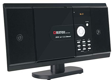 Estéreo Beatfoxx MC-DVD-90 Vertical con DVD/CD/Reproductor de MP3, Ranuras USB/SD y Bluetooth