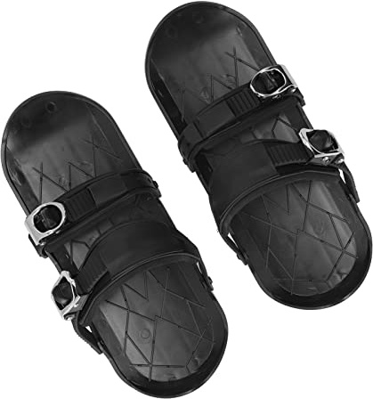 Topyond Mini Patines De Esquí Esquís De Patinaje Cortos Y Delgados para Esquiar Al Aire Libre Se Fijan A Botas De Esquí O Zapatos De Invierno Negro Talla única Máxima Diversión Y Aventura En La Nieve