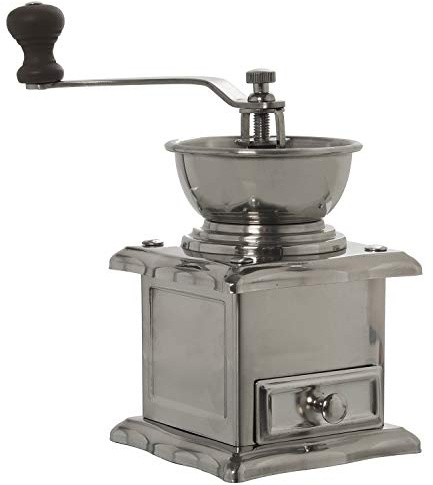 MOLINILLO CAFÉ MANUAL ACERO INOXIDABLE_11X11X20CM