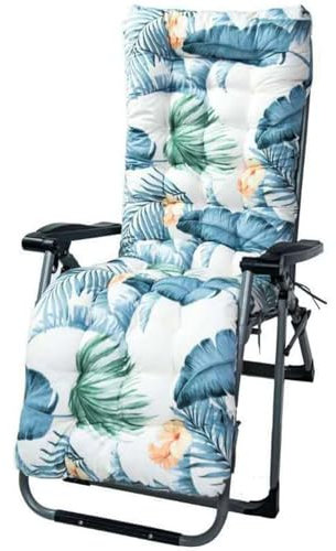 UPKWRJLK Gartenliege Auflage - Extra Dicke Liegenauflage - Bequeme Sonnenliege Auflage - Deckchair Auflagen - Anti-Rutsch Liegestuhl Auflage für Outdoor Terrasse (170 x 53 x 8 cm),2