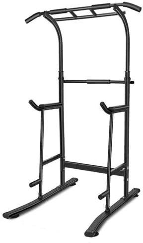 LYUCAYHQ Power Tower, Power Rack für Das Heim-Fitnessstudio, Multifunktions Trainingsgerät, Verstellbare Klimmzug-Dip-Station, Fitnessgerät für Krafttraining