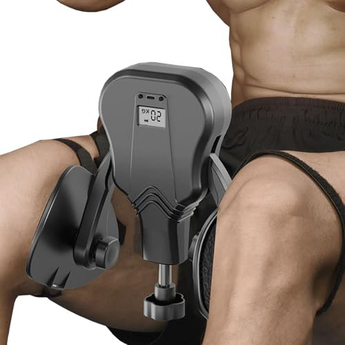 EFGETD Upgraded Oberschenkeltrainer 20KG-60KG Einstellbarer Widerstand, Kegel Trainingsgerät Beckenbodenmuskeltrainer PC Muskeltraining für Männer und Frauen