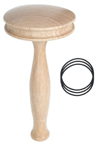 Handcrafted Wooden Darning Mushroom - Sewing Repair Tool, Yarn Darning Egg | Premium Quality Darner for Fixing Holes in Socks, Hats, and Scarves, Ideal for Knitting Projects,