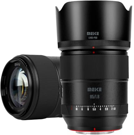 Meike 85mm f1.8 Pro II Full Frame STM Auto Focus Medium Telephoto Lens High Resolution 8K Fixed Portrait Lenses for Fujifilm X-Mount Mirrorless Cameras X-S10 XT4 XT5 XT10 XT20 X-A2 X30 X70
