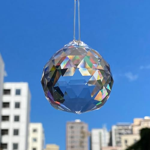 Toowood Attrape-Soleil en Cristal Prisme – Cristaux à Suspendre, décoration de fenêtre, Artisanat, décoration, Lustre, Boule Attrape-lumière – pour la Maison et Divers projets. (10, 30mm)