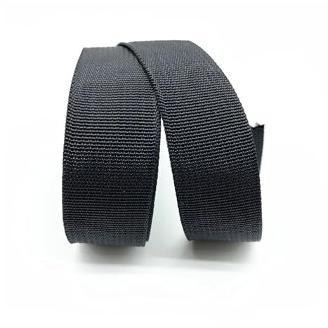 WEOKDFHA sadelgjord 5 meter 30 mm kanvas band bältesväska sadelgjord nylon husdjur ryggsäck band sömtillbehör (svart)