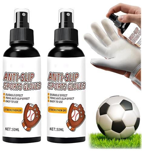 Dmrbiy 2 Botellas De Grip Spray Guantes De Portero,200 Ml Grip Spray Guantes De Portero,Mejora El Agarre,Apto para Fútbol, Baloncesto,Golf Y Tenis
