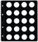 Pardo 77300 – Pack von 12 Hüllen Münzen Typ Dachhaube, 20 alojadores