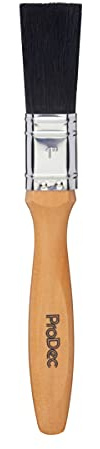 ProDec 1 inch Craftsman Trade Professional Mixed Bristle Paint Brush for a Smooth Finish Painting with Emulsion, Gloss and Satin Paints on Walls, Ceilings, Wood and Metal, 1 25mm