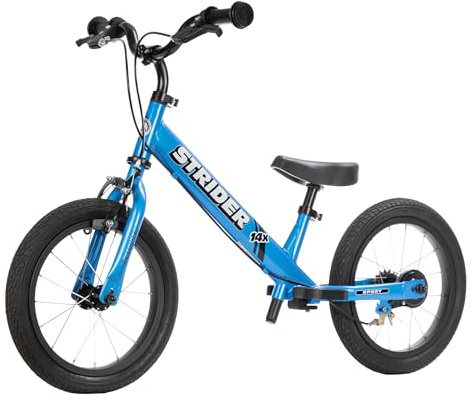 Strider 14 SK-SB1-IN-BL Cross-Country Bicycle with Brake Blue