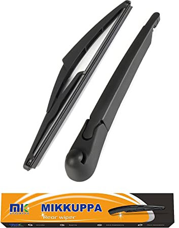 MIKKUPPA Rear Wiper Arm Blade - Replacement for 500 2007-2018 Hatchback, Back Windscreen Wiper Assembly Replacement, Easy to fit