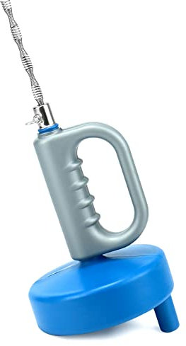 QWORK Deboucheur Canalisation - 10M x 6mm - Furet Plomberie Spirale pour Bonde de Baignoire, Évier de Cuisine