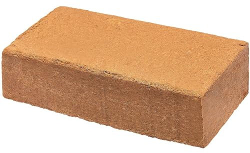 1 Coco Brick - 100% Coir Potting Fibre, Makes up to 10L of Growing Media, Organic and Eco-Friendly Compost for Outdoor Plants, Potting Soil (Coco Bricks, 1)