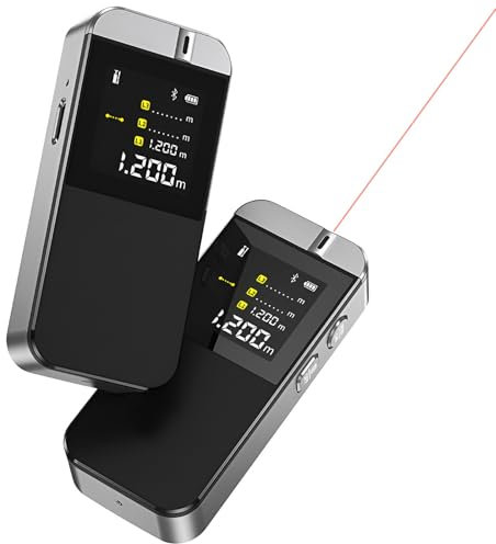 IR40 telemetro Laser 0,05-40m telemetro Infrarrojos m/ft/pulg conmutacion, la medicion de Distancia, Area, Volumen y el teorema de Pitagoras, App Almacenamiento de Datos.