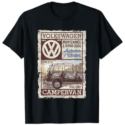 Guide d'entretien et de réparation du Camping-Car Volkswagen Type 2 T1 T-Shirt