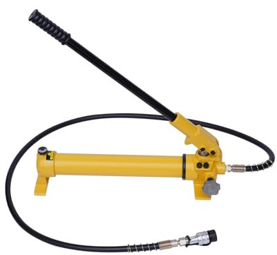 DioPaiB Manuelle Hydraulikpumpe 700cc, Hydraulikzylinder mit Pumpe 1.8m Schlauch, Hand Hydraulikpumpe 0-70mpa, Hydraulik Handpumpe für Autoreparaturen, ZG3