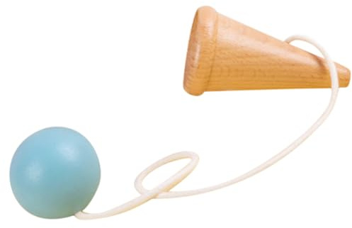 Cabilock Kendama en Bois pour Garçon et Filles, Accessoire Amusant et Résistant à l'usure, Favorisant la Coordination Main-œil et l'exercice des Compétences Motrices Lors D'anniversaires