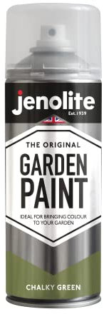 JENOLITE Directorust Chalky Spray Paint | BRAMWELL GREEN | 400ml | Multi-Surface Chalky Finish Spray Paint | Ideal For Furniture, Ornaments, Picture Frames | Interior & Exterior Use | PANTONE 378U