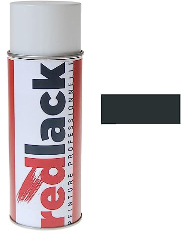 Redlack - Pintura en aerosol RAL 7021 mate multisoporte