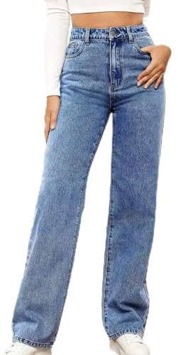 Träningsbyxor som ser ut som jeans, 2025 pojkvänsjeans, Seraphae mjukisbyxor jeans, denim sweatpants jeans för kvinnor, a, L