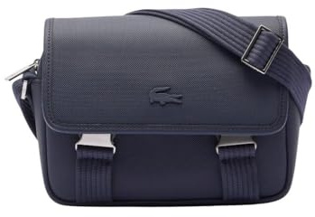 Lacoste Men's Classic Messenger Bag, Marine, One Size