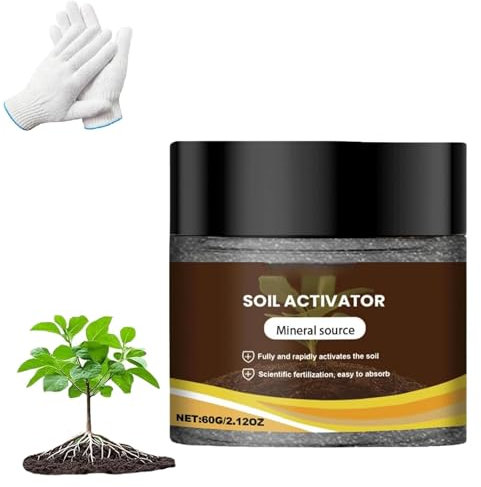 Activateur de sol, activateur de sol biologique et engrais pour plantes, terreau et compost pour semis Prévenir le compactage, favoriser l'enracinement des plantes (1pcs)
