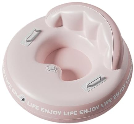 Tdoutop Slittino Gonfiabile a Tubo, Resistente E Portatile, con Maniglie, Ideale per attività All'aperto, per Bambini E Tutta Regalo Perfetto, Rosa