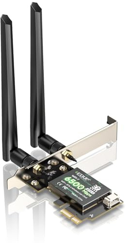 EDUP® PCIe WLAN Karte für PC, WiFi 7 BE6500 Mbps, MT7925AUN Chip