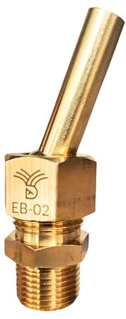 Ugello Decorativo per Fontana da Giardino in Ottone Massiccio - Getto di Lancia 3/8 - Design Elegante, Resistente alla Corrosione, Portata Ottimale, Perfetto per Esterni