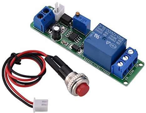 Timer-Schalter-Modul DC 12V Einstellbare Verzögerung Timing Timer Relais ON Off-Schalter Für Automatisierungssysteme Und Steuerungen