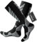 wanchel Merinowoll-Skisocken - 2 Paar knielange Skisocken, winterwarme Snowboard-Thermosocken, Kälteschutzsocken für Herren Damen (DE/NL/SE/PL, Numerisch, 43, 46, Regular, Regular, Schwarz)