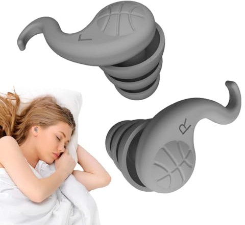Tappi per le orecchie per dormire - Comodi tappi per le orecchie per russare, tappi per le orecchie riutilizzabili antirumore | Tappi per le orecchie in silicone con cancellazione del rumore per viagg