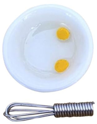 Toyvian 1ensemble Mini Batteur à Et Support pour Maison Miniature Accessoire pour Cuisine Décoration De Maison De Poupée Et Jouet