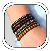 YANCHUN Armband för män sommar surfare pärlarmband för män färgglada reparmband för män stapelbara armband gåvor till honom, Metall