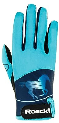 Roeckl Sports Reithandschuh Kansas, Kids Sommer Handschuh, Türkis 5