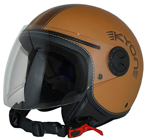 protectWEAR Jethelm mit langem Visier H710-BR-XS