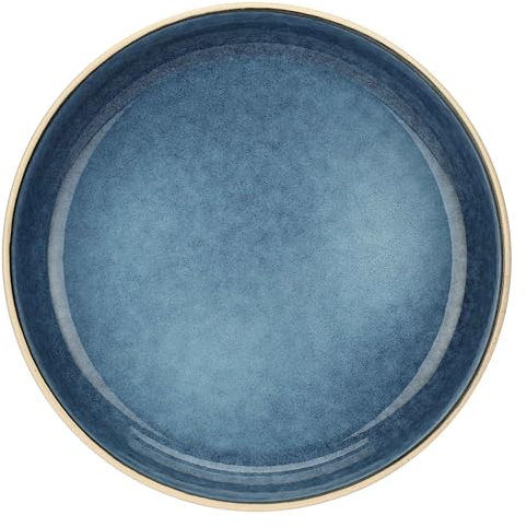 Rose&Tulipani Arpeggio - Plato hondo (cerámica, 21 cm), color azul