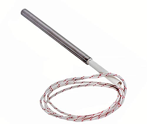 DOJA Industrial | Resistenza Stufa Pellet | Diametro Candela: 9,5mm | Lunghezza: 180mm | 300w | Candeletta Accensione Stufa Pellet | Candelette per Stufe a Pellet 220v | Uso: Stufa a Pellet
