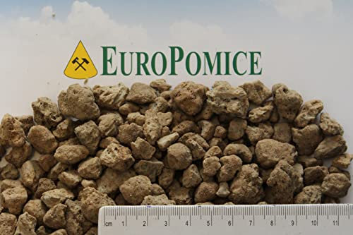 Pomice per piante | FINE 3/6 - MEDIA 6/14 | Pietra per piante Grasse - Bonsai | Da 1 kg - 3 kg - 5 kg (6/14 mm, 5 kg (9 Litri))