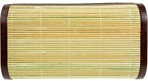 Cabilock Bamboo Cooling Neck Pillow 32x18x8cm Breathable Sweat Steam Room Pillow Elderly Cervical Support Cushion for Home Sleeping