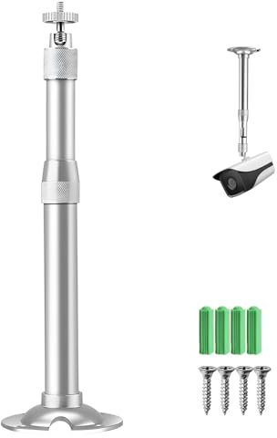 ACONDE Projektorhalter, Beamerhalterung, Projektor Deckenhalterung, Universal-Projektor-Wandhalterung mit 20–40 cm, Verlängerungsstange bis 5 kg, Beamer Halterung Halter, Geeignet zur Wandmontage