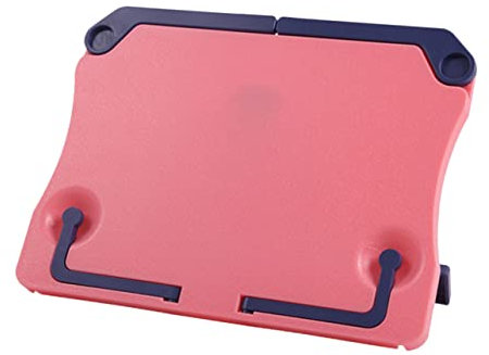 Parliky Tragbarer Faltbarer Notenständer Aus Metall Mit Rutschfesten Gummifüßen Kompakter Klappbarer Notenhalter Für Gitarre Violine Und Saxophon Rot