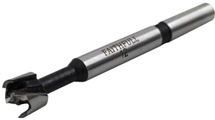 Faithfull FAIFOR12 Forstner Bit for Hardwood, Softwood, Drilling, Boring, Straight, Angled, Overlapping, Pocket holes - 12mm
