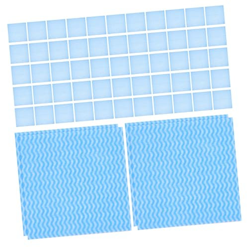 Zerodeko 50pezzi Pezze Panno Non Da Cucina Riutilizzabile Asciugamani Pulizia Veloce e Assorbenti Strofinacci Rapida Asciugatura Per Cucina e Bagno Confezione Da Rosso