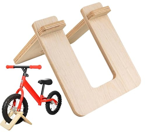 Estante De Estacionamiento Con Soporte De Exhibición - Madera 20x7x1cm | Estante De Exhibición Desmontable Portátil De Madera | Soporte De Estacionamiento Para Bicicletas En El Piso | Soportes De Exhi