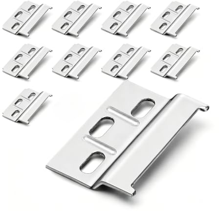 10 Pcs Plaques Supports de Fixation Murale, 60mm