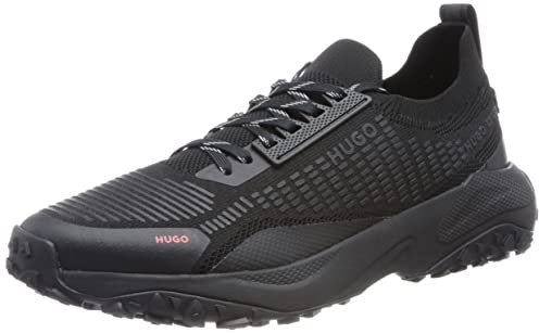 HUGO Herren Cyrus_Runn_knpu Running, Black1, 41 EU